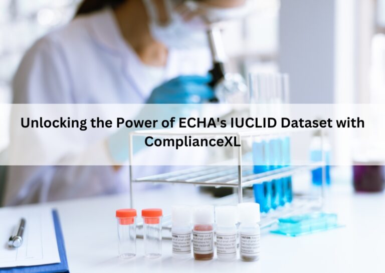 Unlocking the Power of ECHA's IUCLID Dataset with ComplianceXL