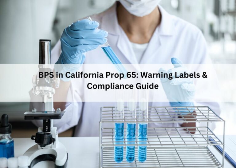 BPS in California Prop 65 Warning Labels & Compliance Guide