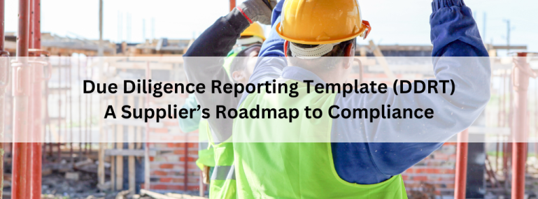 Due Diligence Reporting Template (DDRT)_ A Supplier’s Roadmap to Compliance